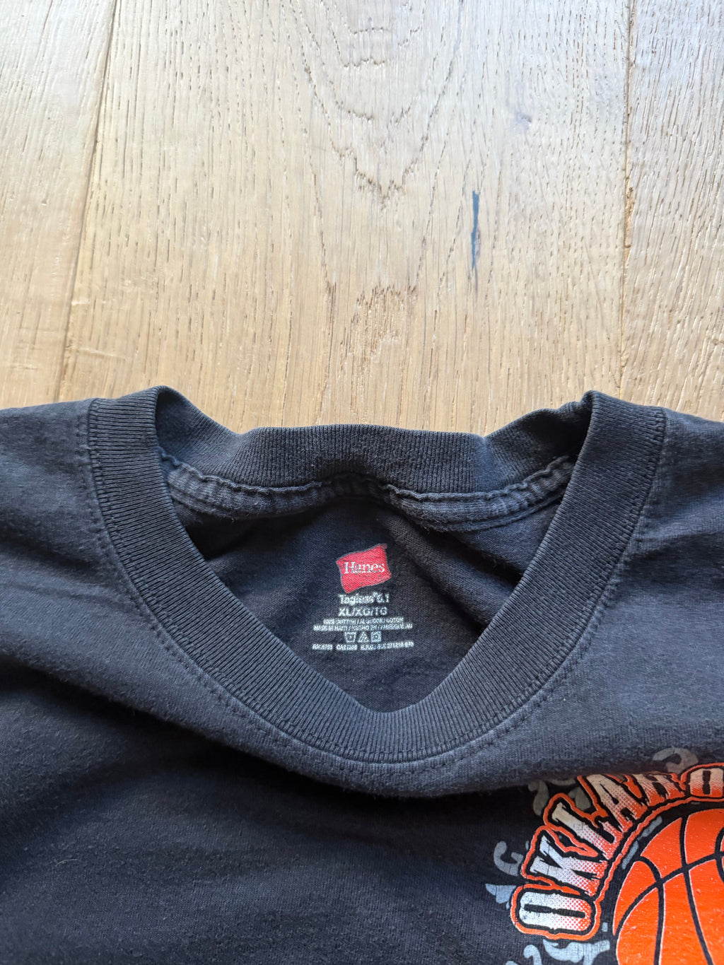 Black Y2K OSU “How About Those Cowgirls” Basketball T-Shirt XL