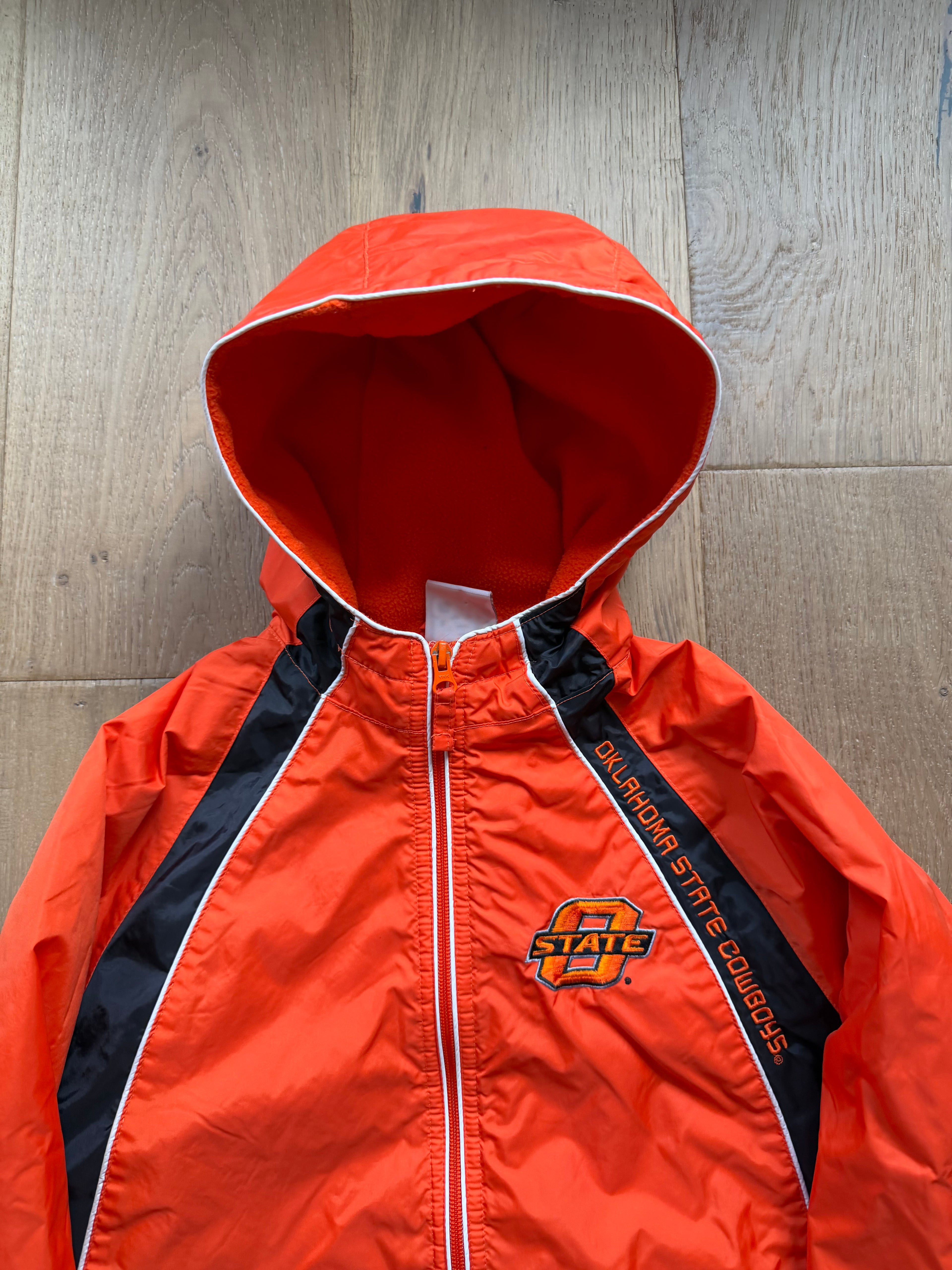 Orange 00s Red Oak Slant Puffer Jacket Small