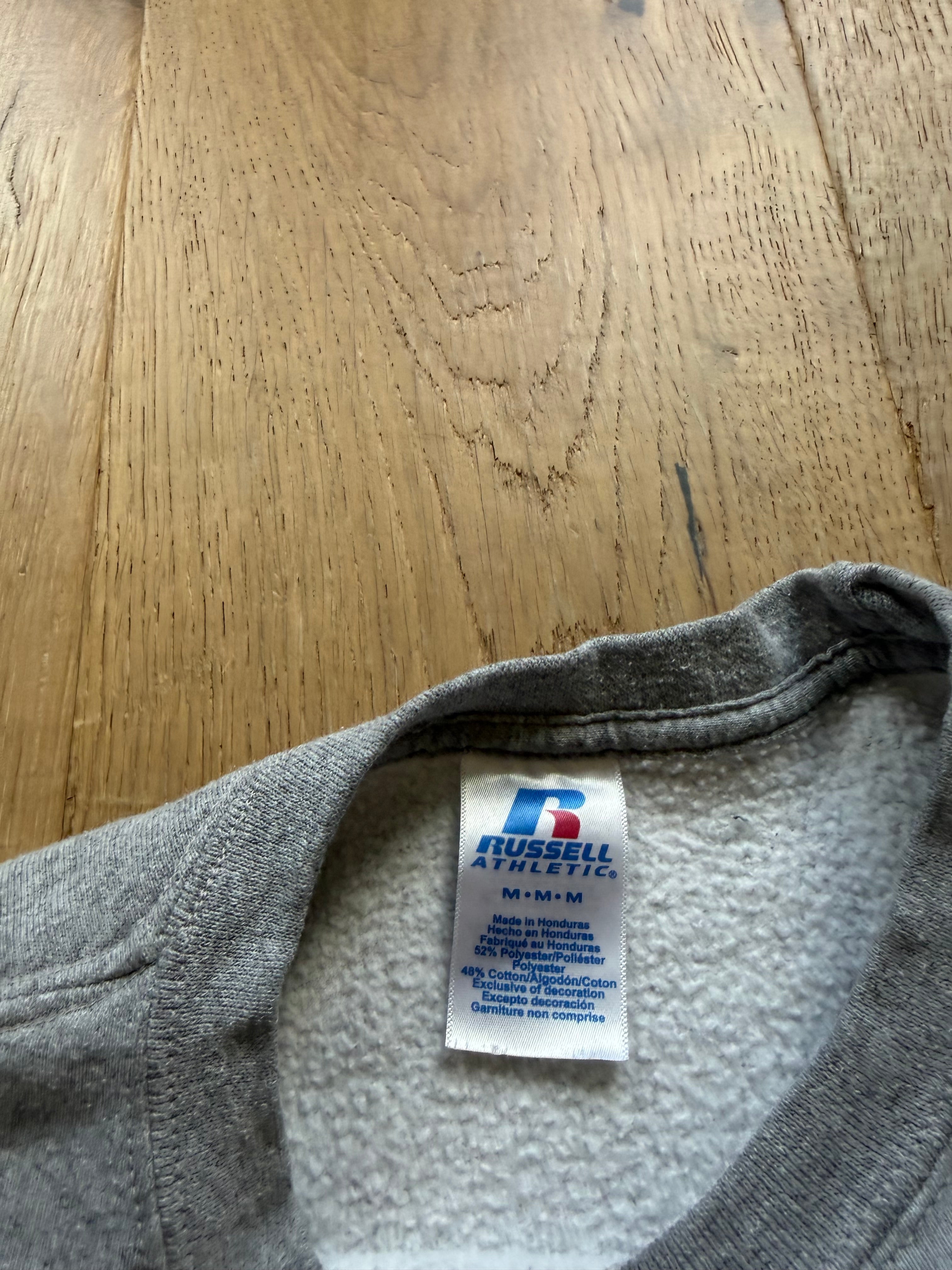 Grey 00s Russell Athletic “Oklahoma State” Classic Crewneck Sweatshirt Medium