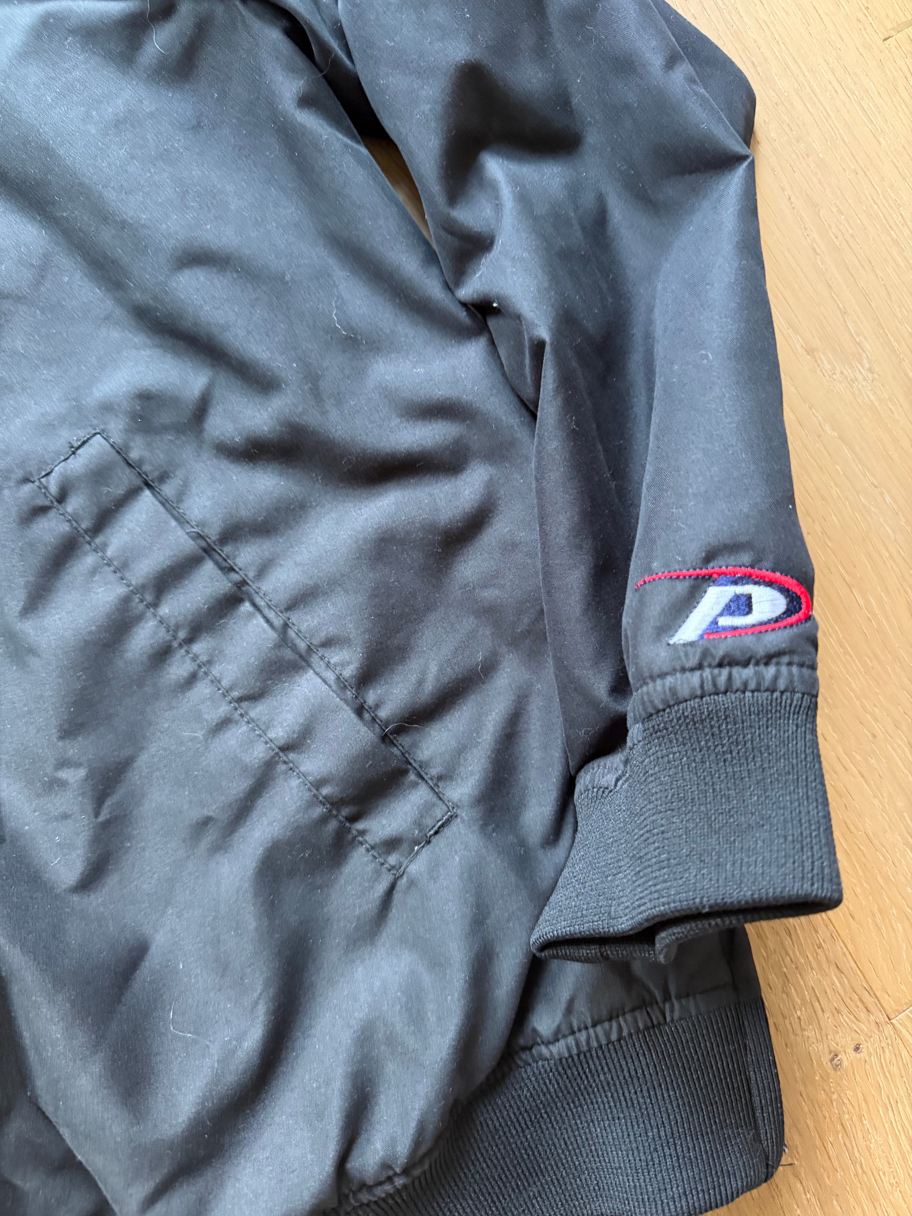 Black 00s OSU Pro Player Windbreaker Pullover Large