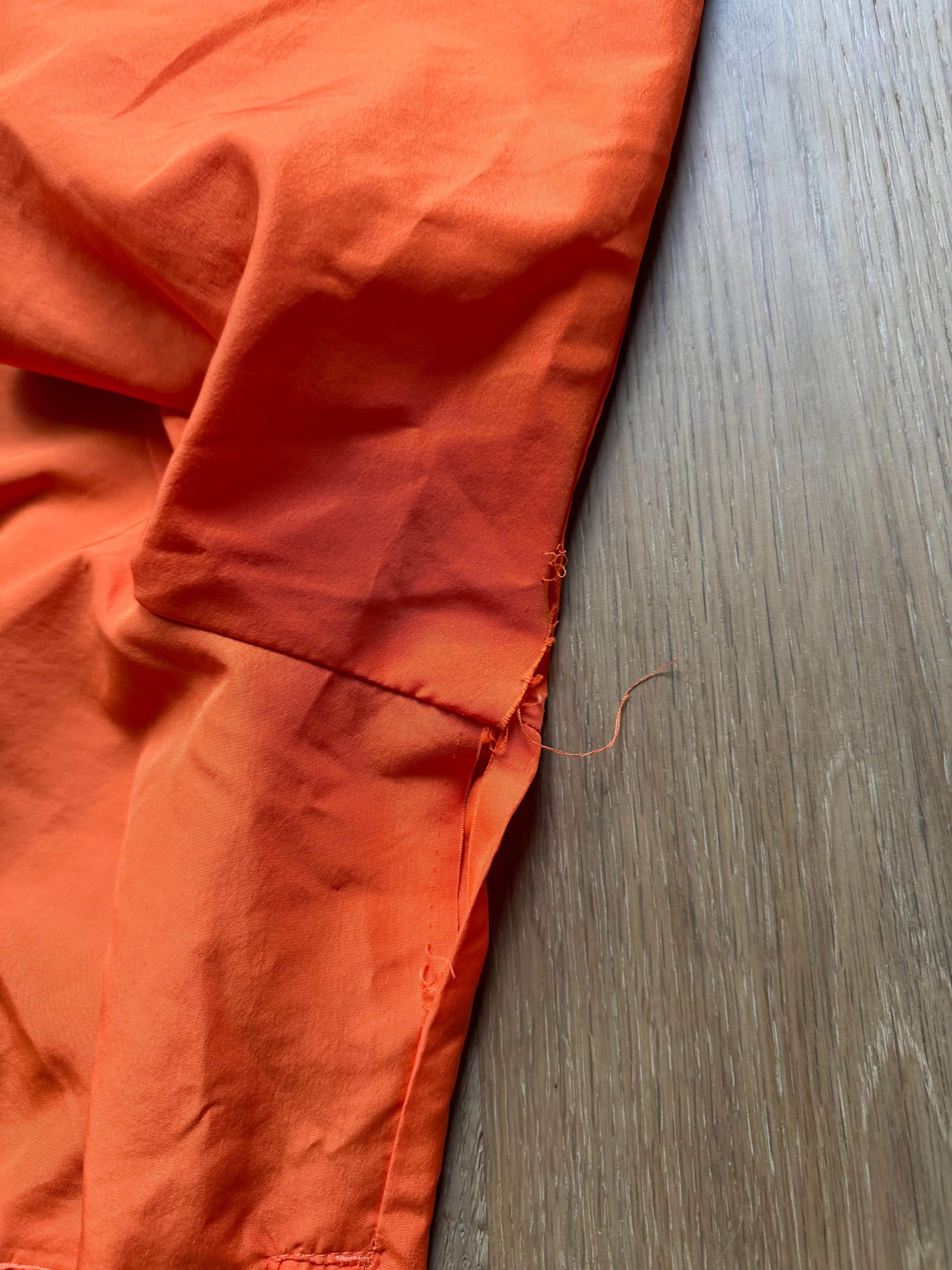 Orange 00s GIII OSU Slanted Windbreaker Pullover XXL