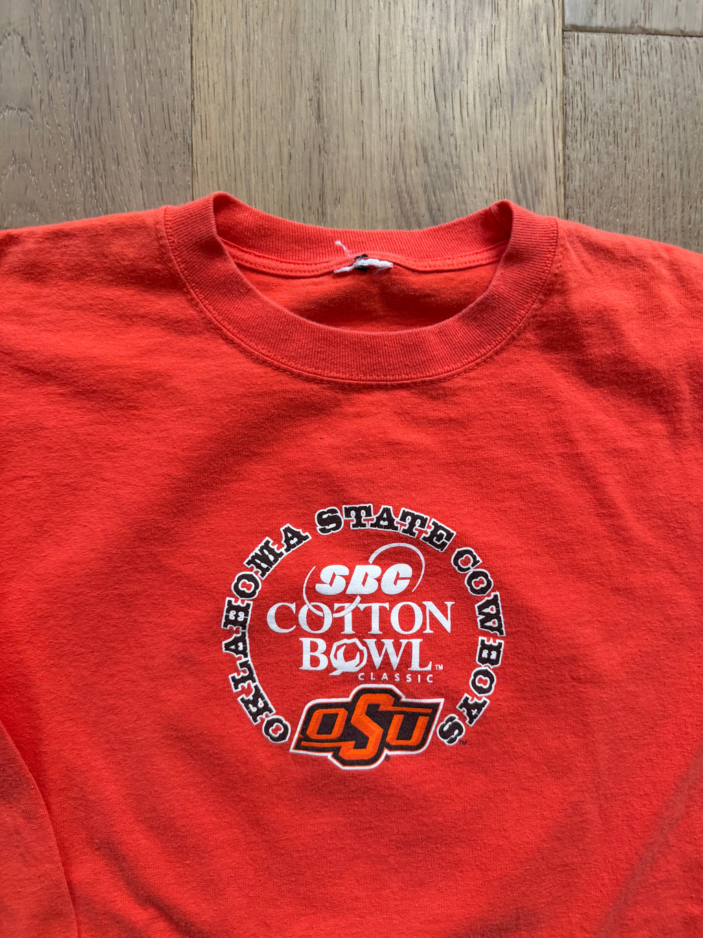 Orange 2004 OSU Cotton Bowl New Cowboy In Town Long Sleeve Medium