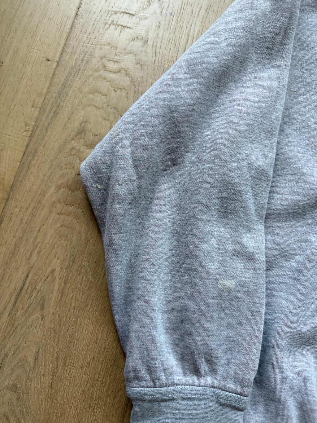 Grey and Orange Reversible 90s MV Sport OSU Layered Outline Crewneck Sweatshirt Large