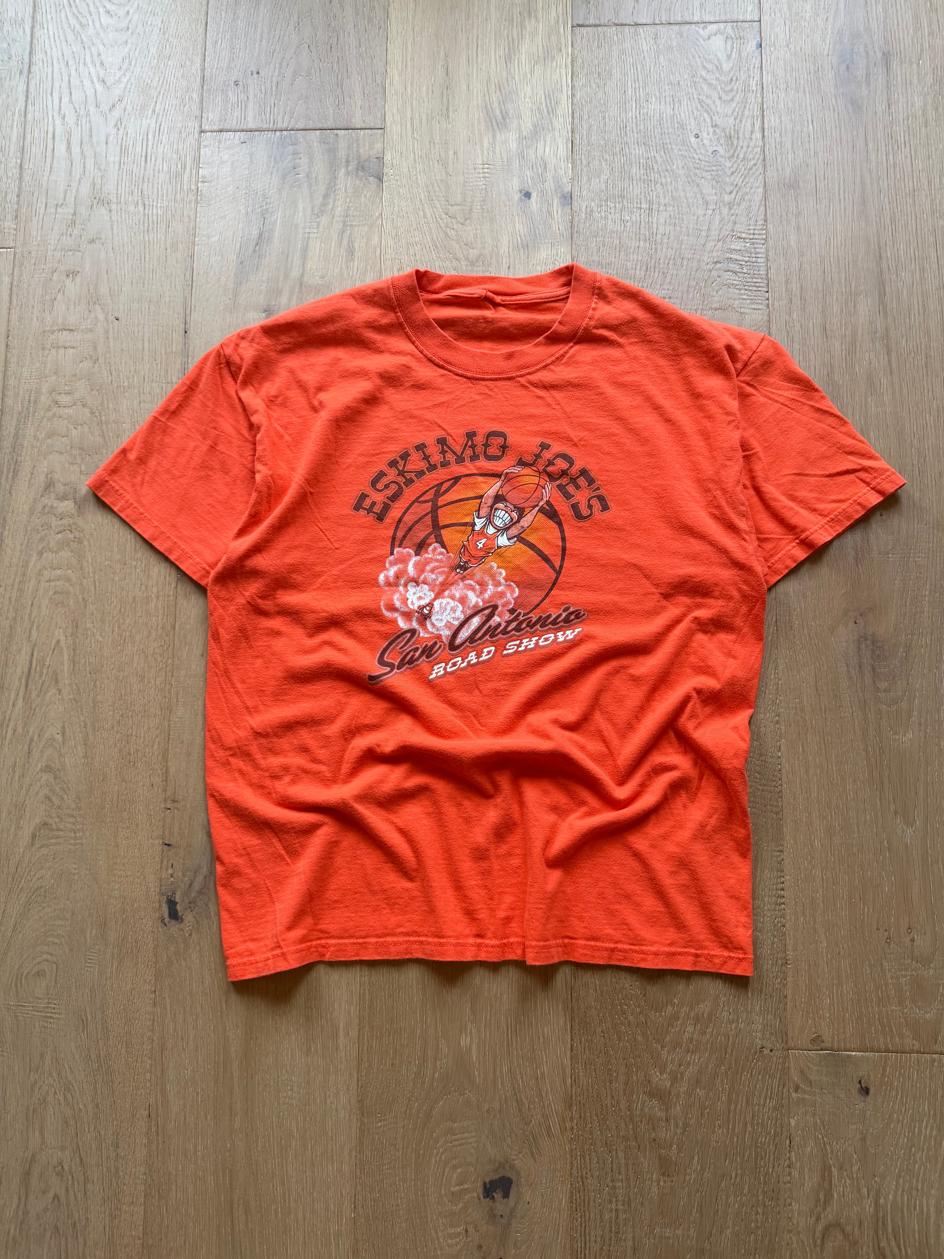 Orange 2004 Final Four Eskimo Joe’s San Antonio Road Show T-Shirt Large
