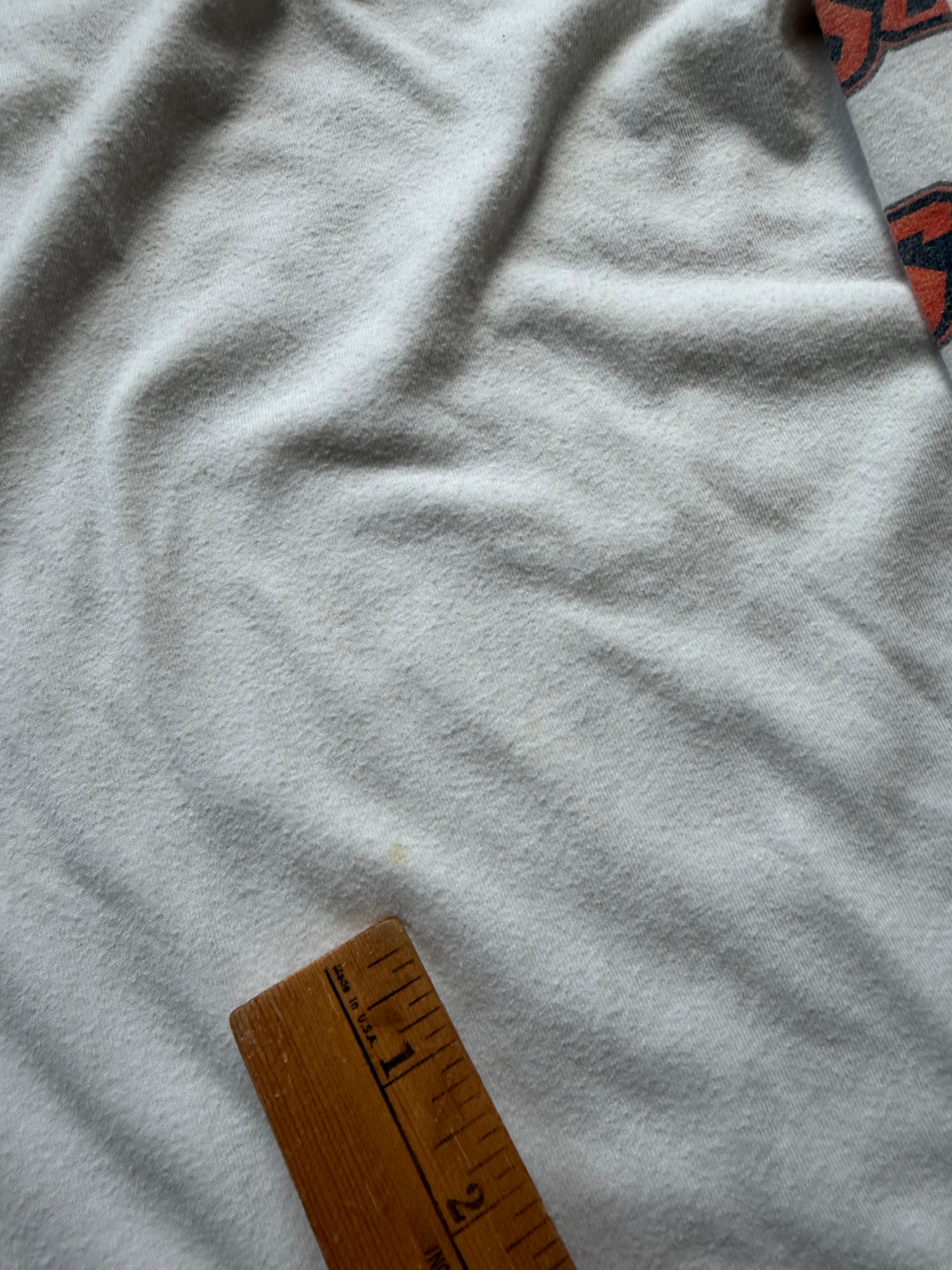 White 00s OSU Cowboys Flame Logo Sleeve Hit Long Sleeve XL
