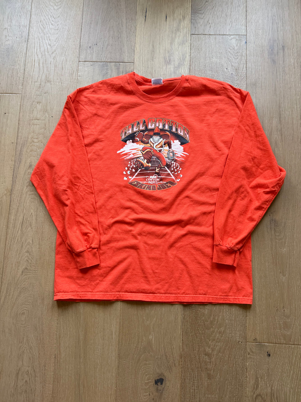 Orange 2004 Cotton Bowl Eskimo Joe’s Tall Cotton Long Sleeve XXL