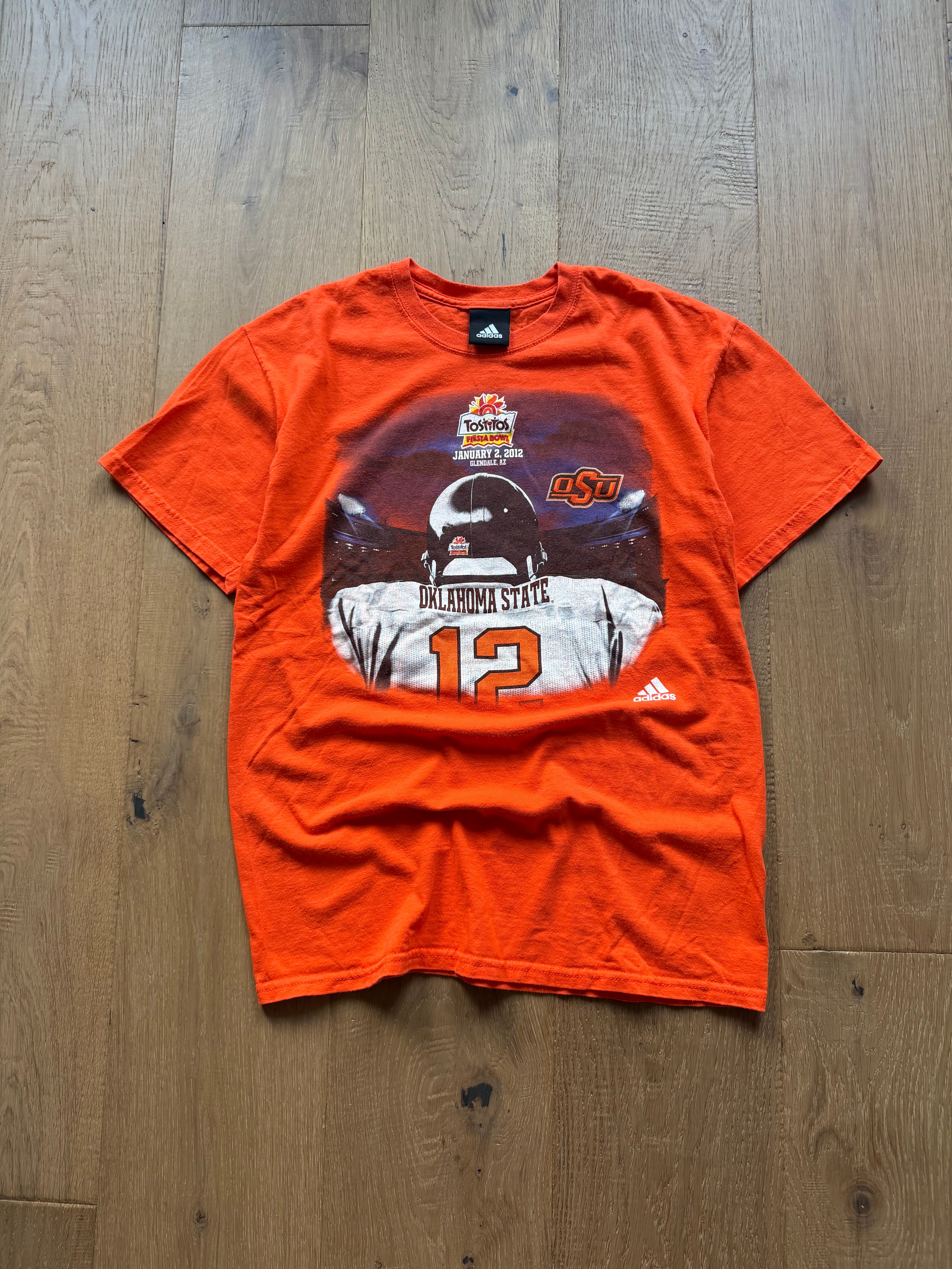 Orange 2012 Fiesta Bowl OSU Player Jersey T-Shirr