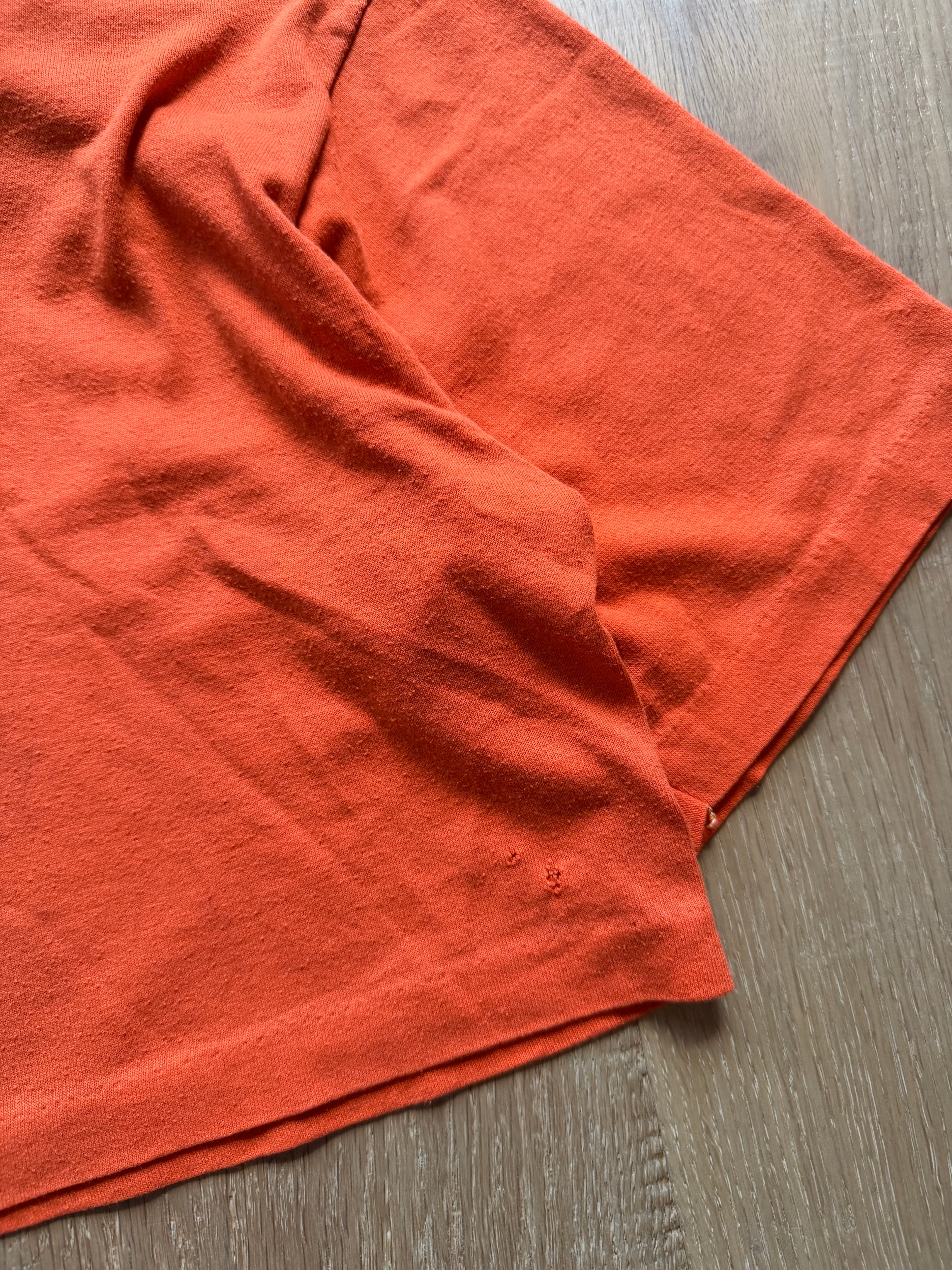 Orange 90s OSU Pistol Pete Crop Top Shirt XL