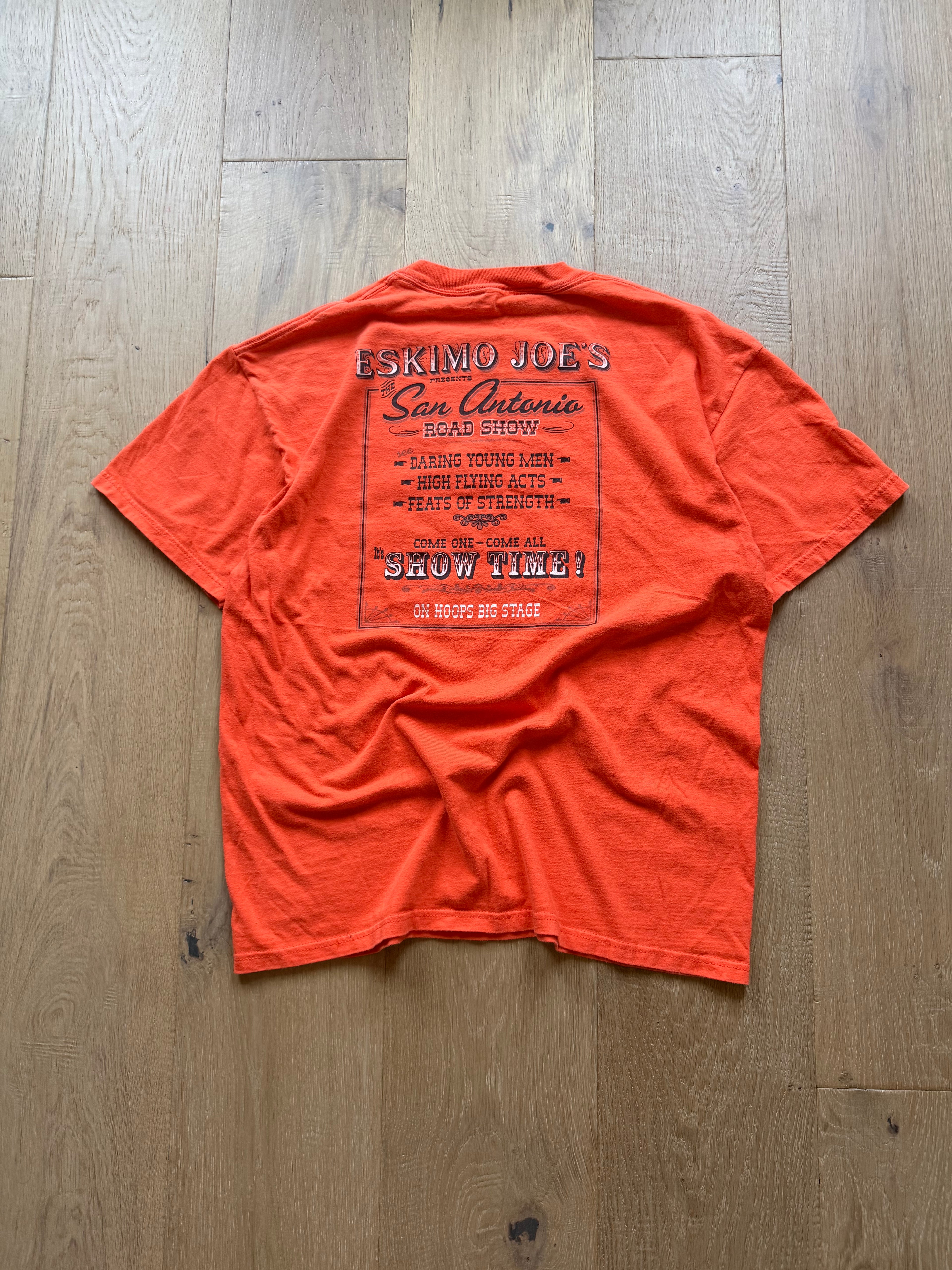 Orange 2004 Final Four Eskimo Joe’s San Antonio Road Show T-Shirt Large