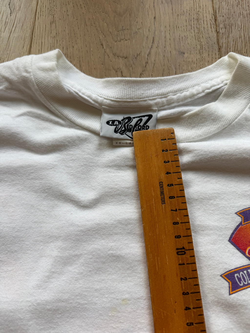 White 1996 College Baseball World Series Team T-Shirt XXL