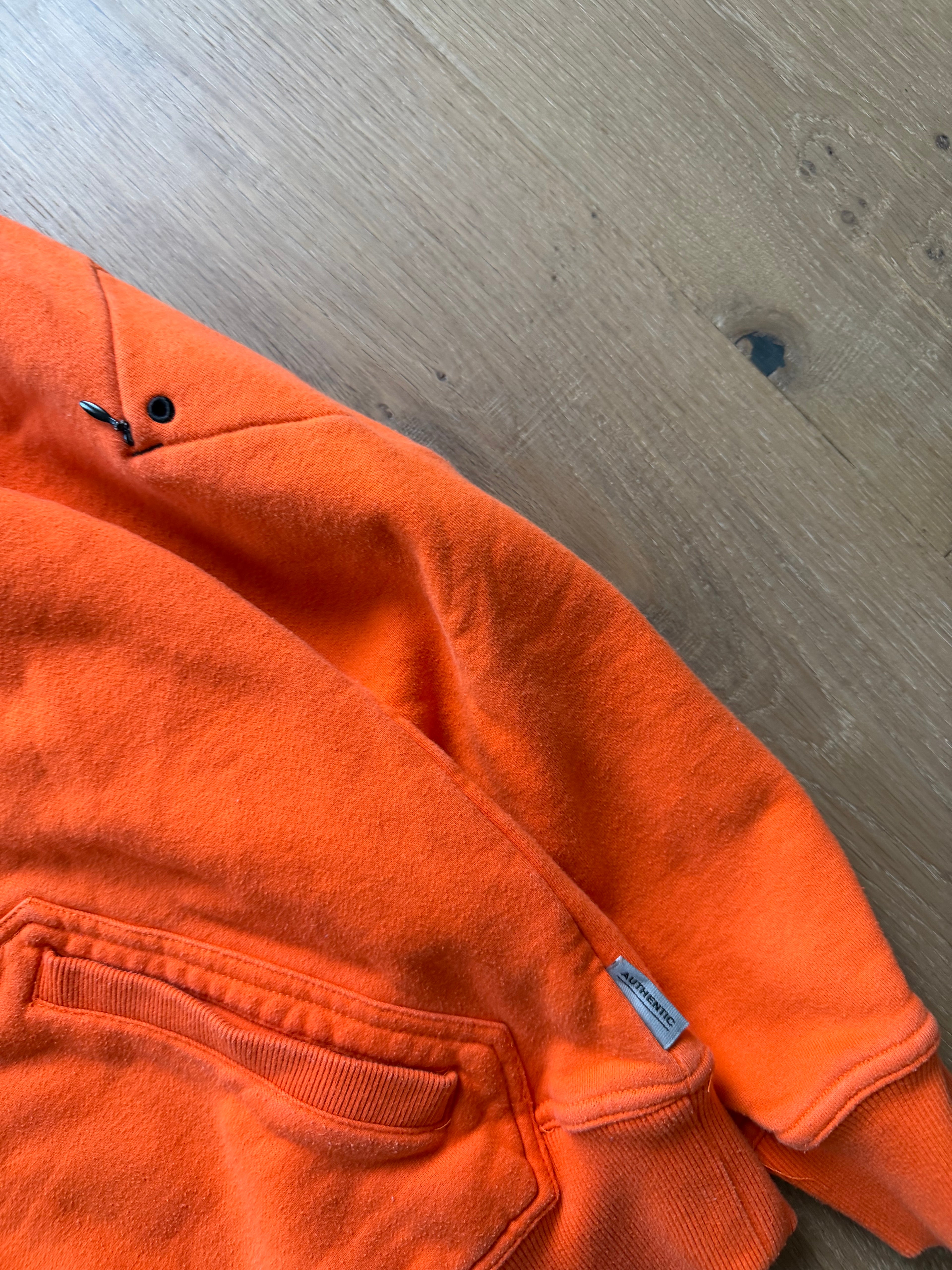 Orange 00s Nike OSU Embroidered Hood Hoodie Medium