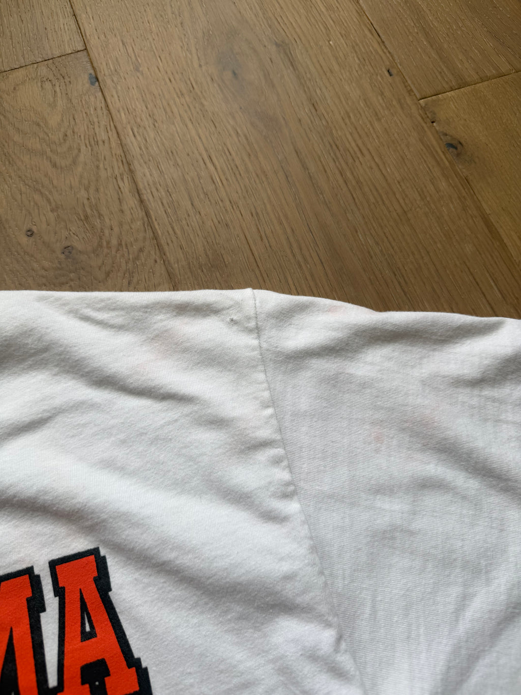 White 1995 We’re OSU Back OU Hate T-Shirt Large