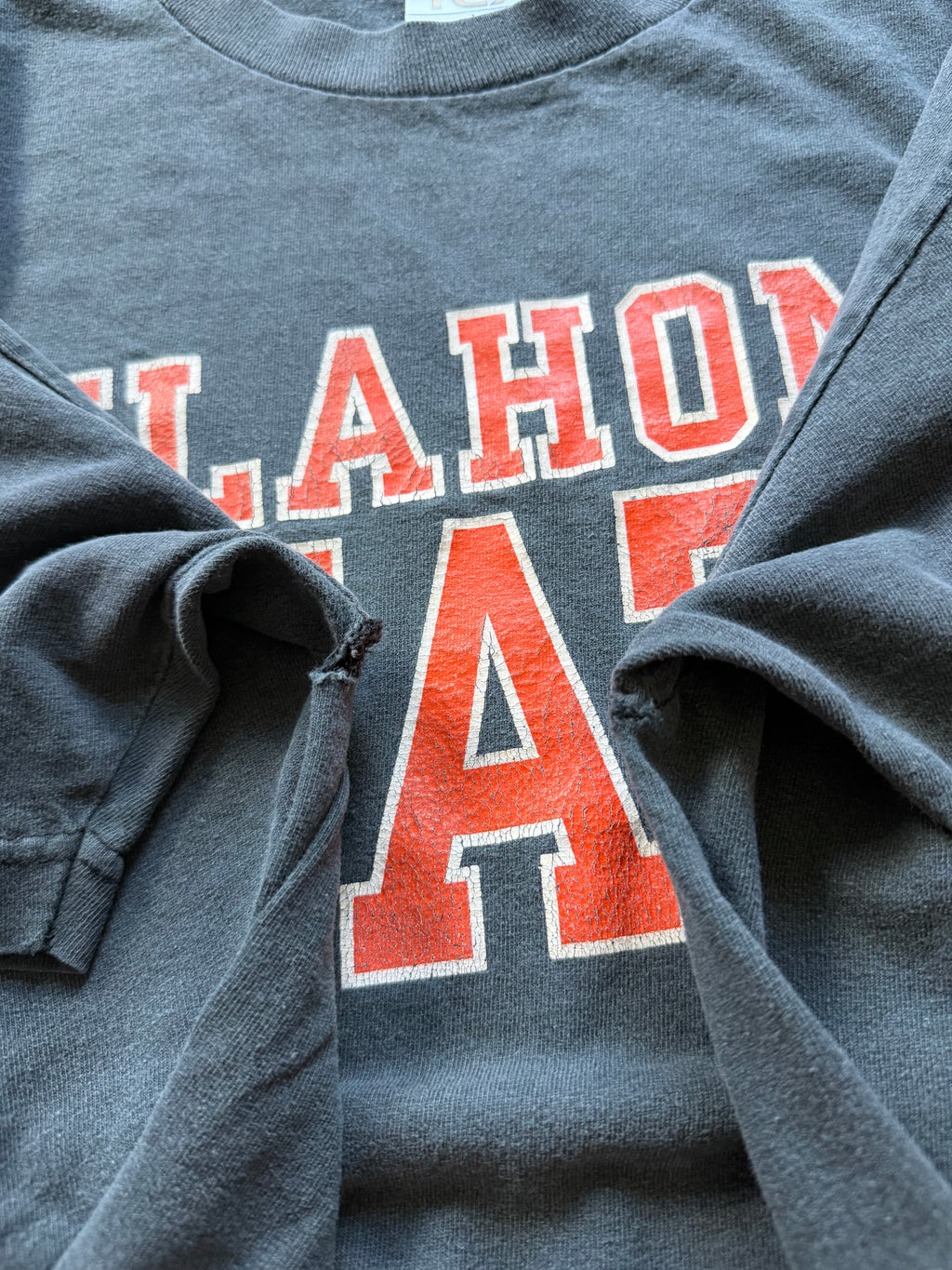 Black 00s TCX “Oklahoma State” T-Shirt Large