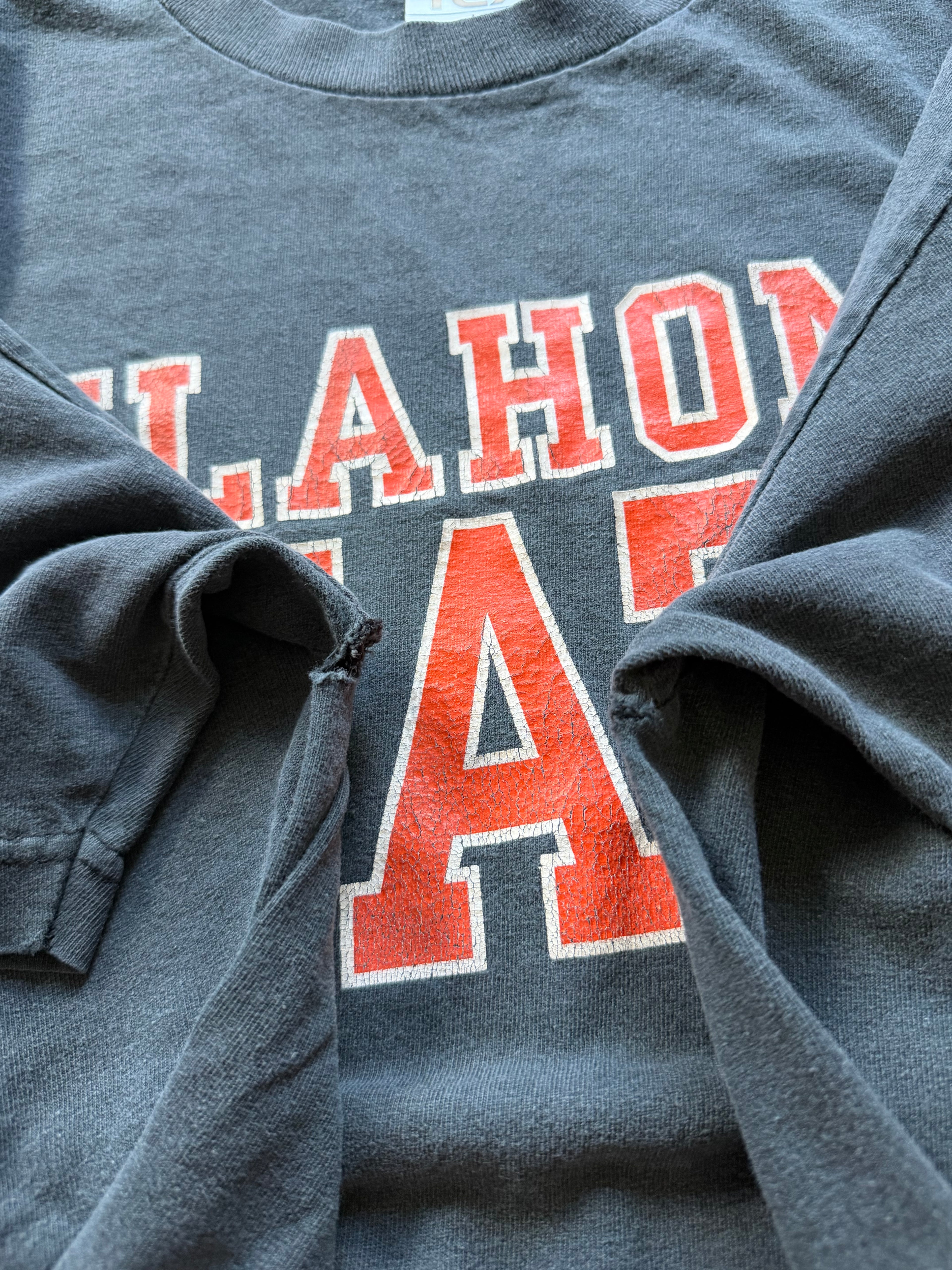 Black 00s TCX “Oklahoma State” T-Shirt Large