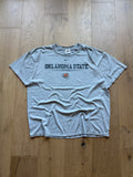 Grey 00s Nike Oklahoma State Football Patch T-Shirt XL