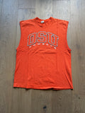 Orange 00s Red Oak OSU Outline Tank Top Large