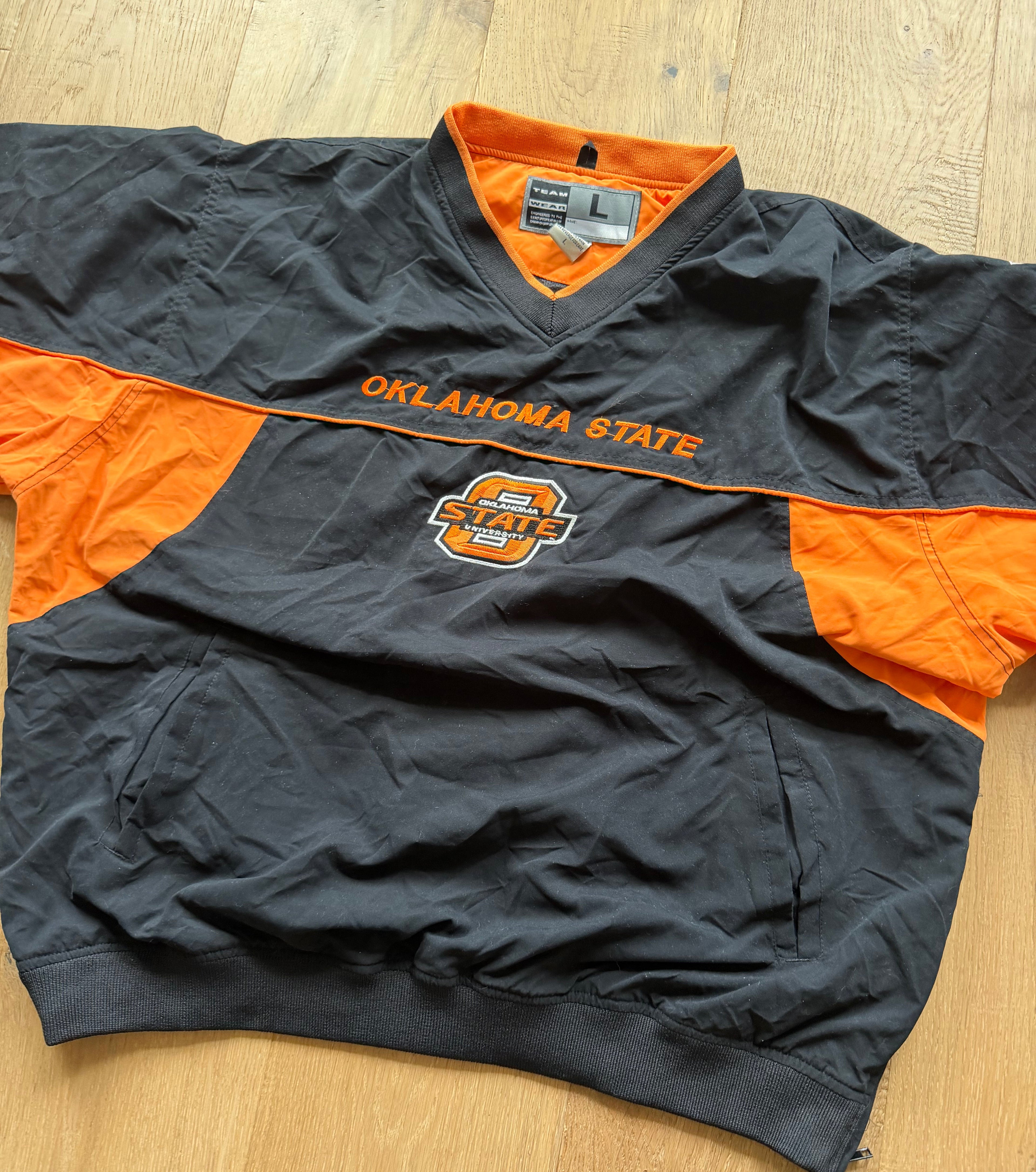 Black 2003 NCAA Wrestling Champions OSU Windbreaker Pullover Large
