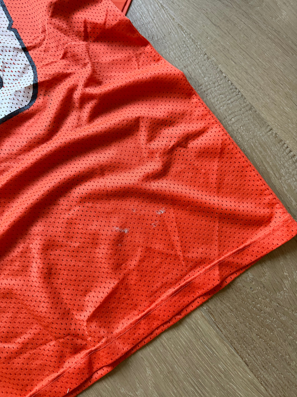 Orange 00s Nike “Oklahoma State” Mesh Football Jersey #33 Medium