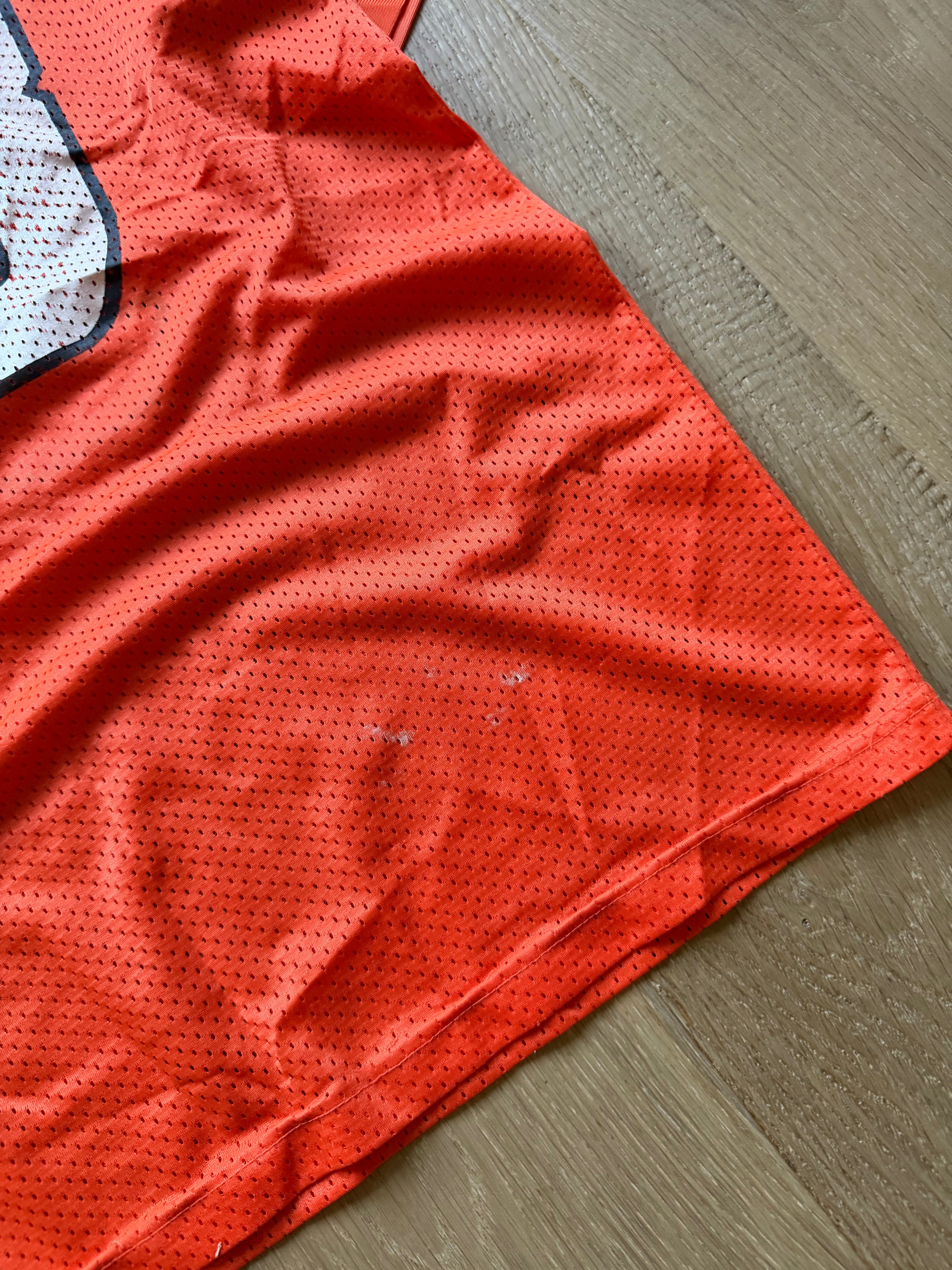 Orange 00s Nike “Oklahoma State” Mesh Football Jersey #33 Medium