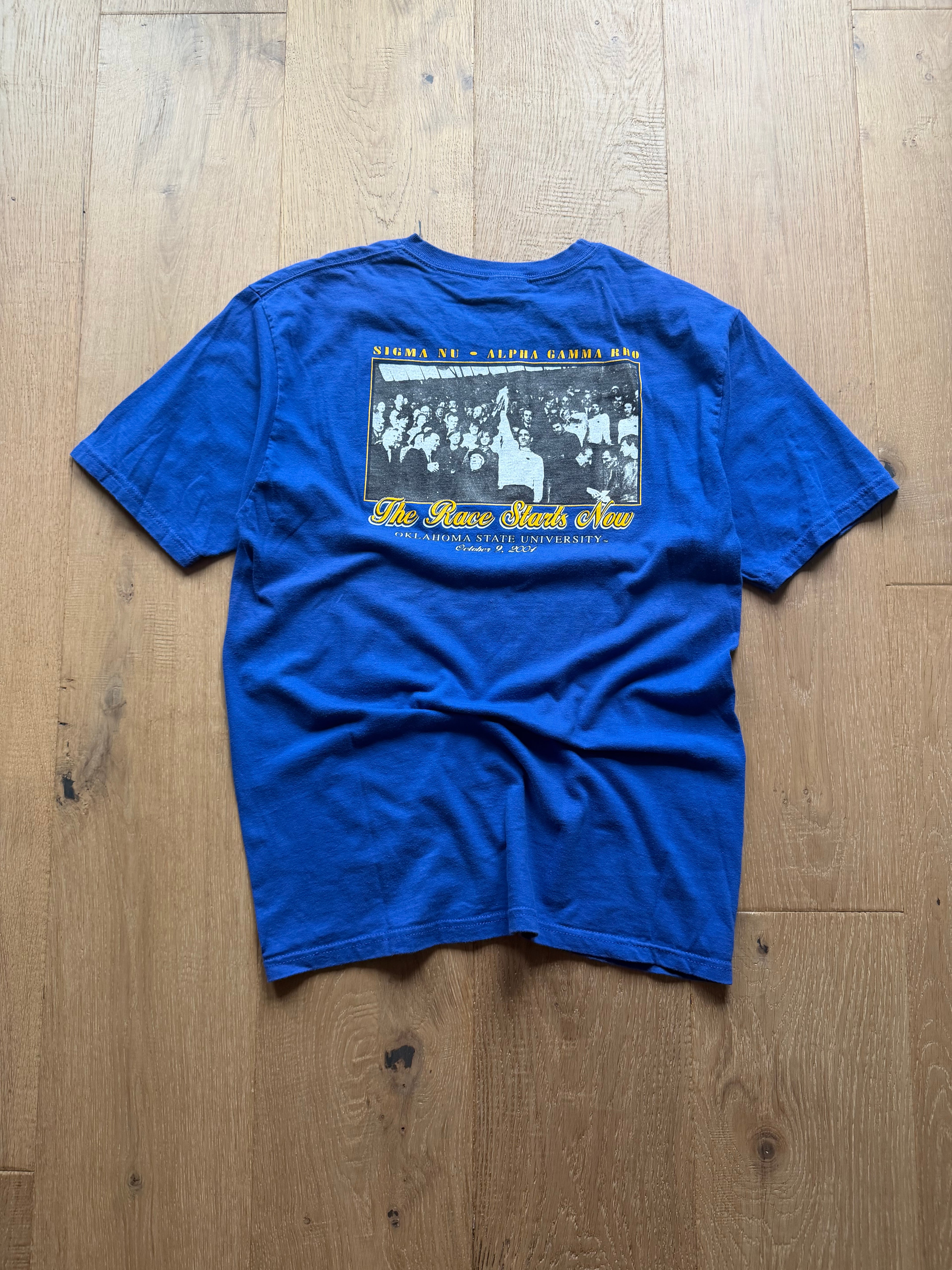 Blue 2004 Battle For The Cup Sigma Nu AGR T-Shirt Medium